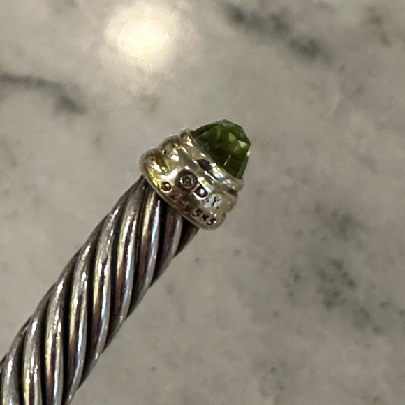 David Yurman cable flex bracelet with gemstone in silver - Picture 5 of 11